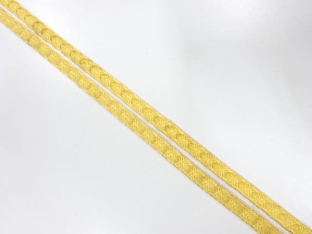 アンティーク　正絹　帯留め用　手組三分紐